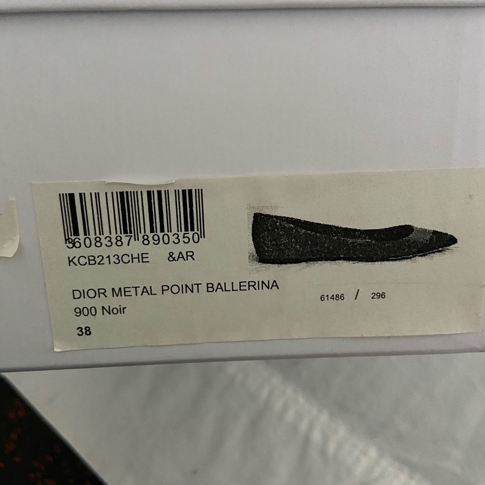 DIOR metal point ballerina flats - Picture 7 of 7